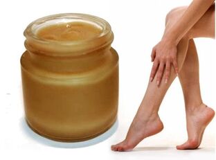 Ointment against varicose veins of the legs